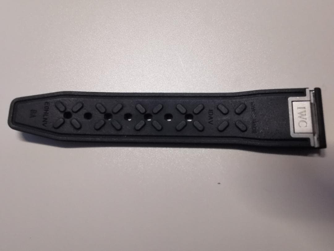 IWC ラバーストラップ　黒　XSサイズ　ラグ幅20mm