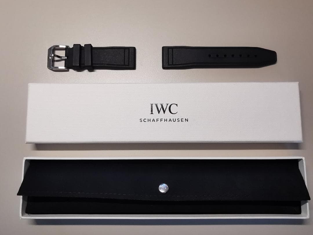 IWC ラバーストラップ　黒　XSサイズ　ラグ幅20mm