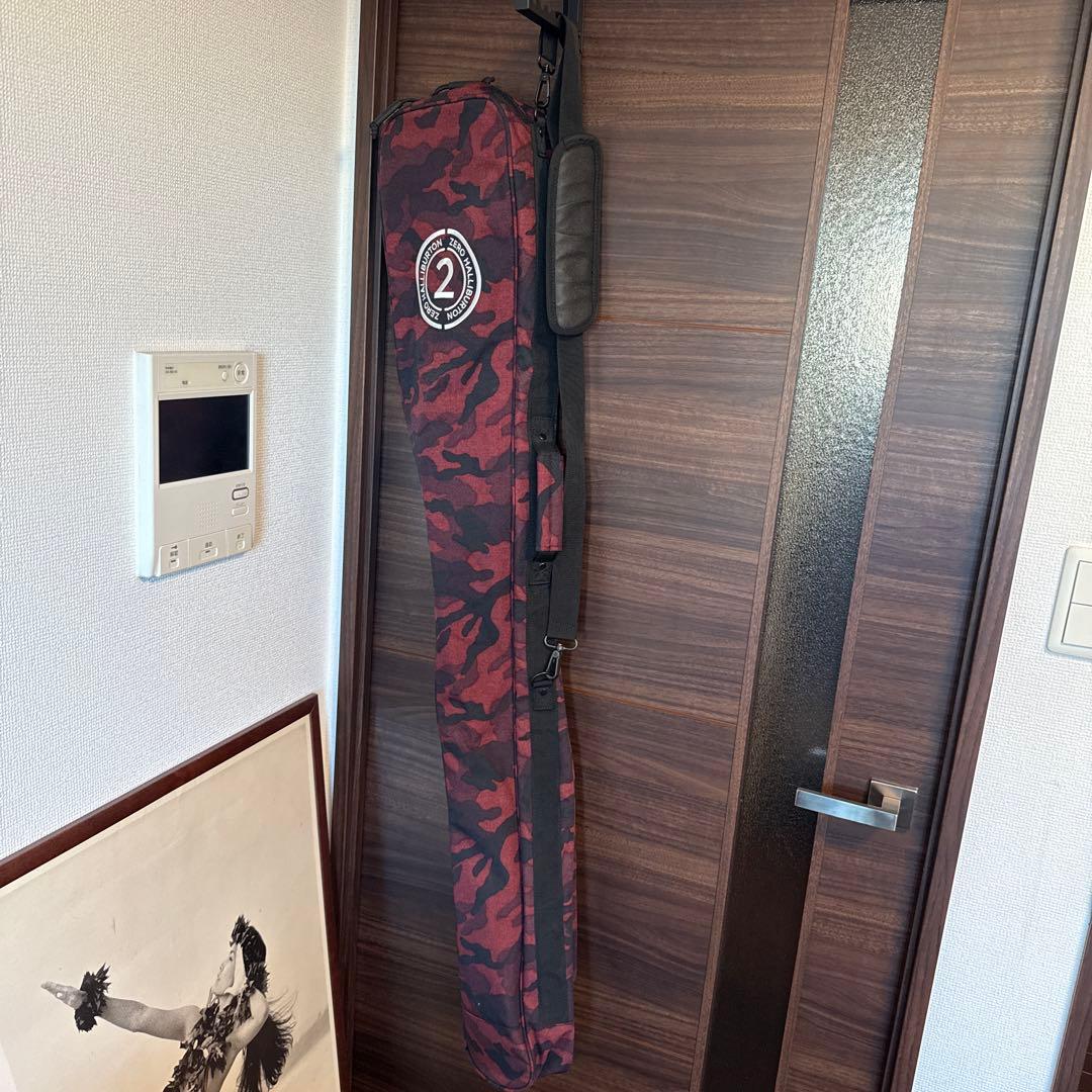 ZERO HALLIBURTON ゴルフ クラブケース レッドカモ 美品 軽量