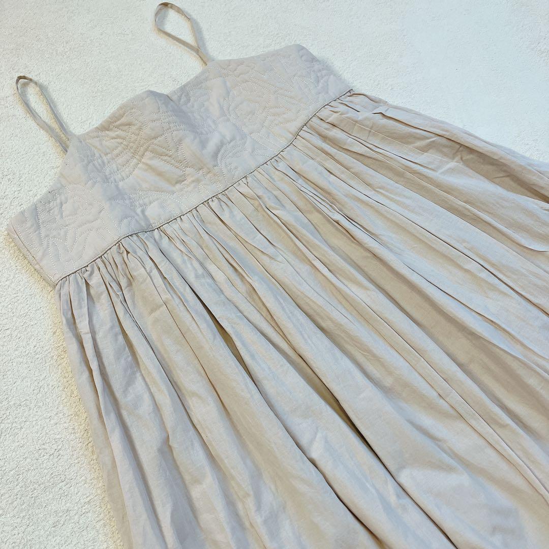 かぐれ　パターンキルトキャミワンピース F ベージュ24SS