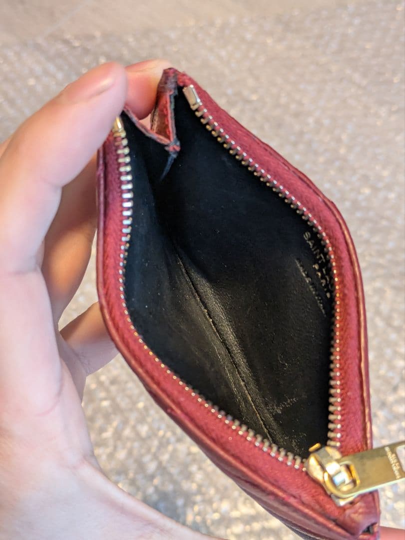 YSL サンローラン　パスケース付きケース