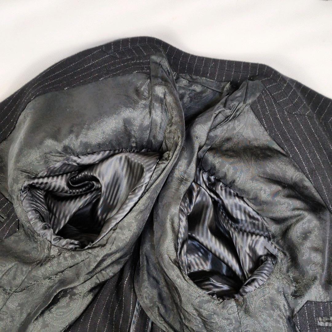 希少サイズ ウノピュウノ 2XL テーラード ジャケット ストライプ VII