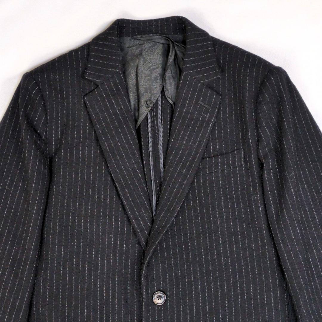希少サイズ ウノピュウノ 2XL テーラード ジャケット ストライプ VII