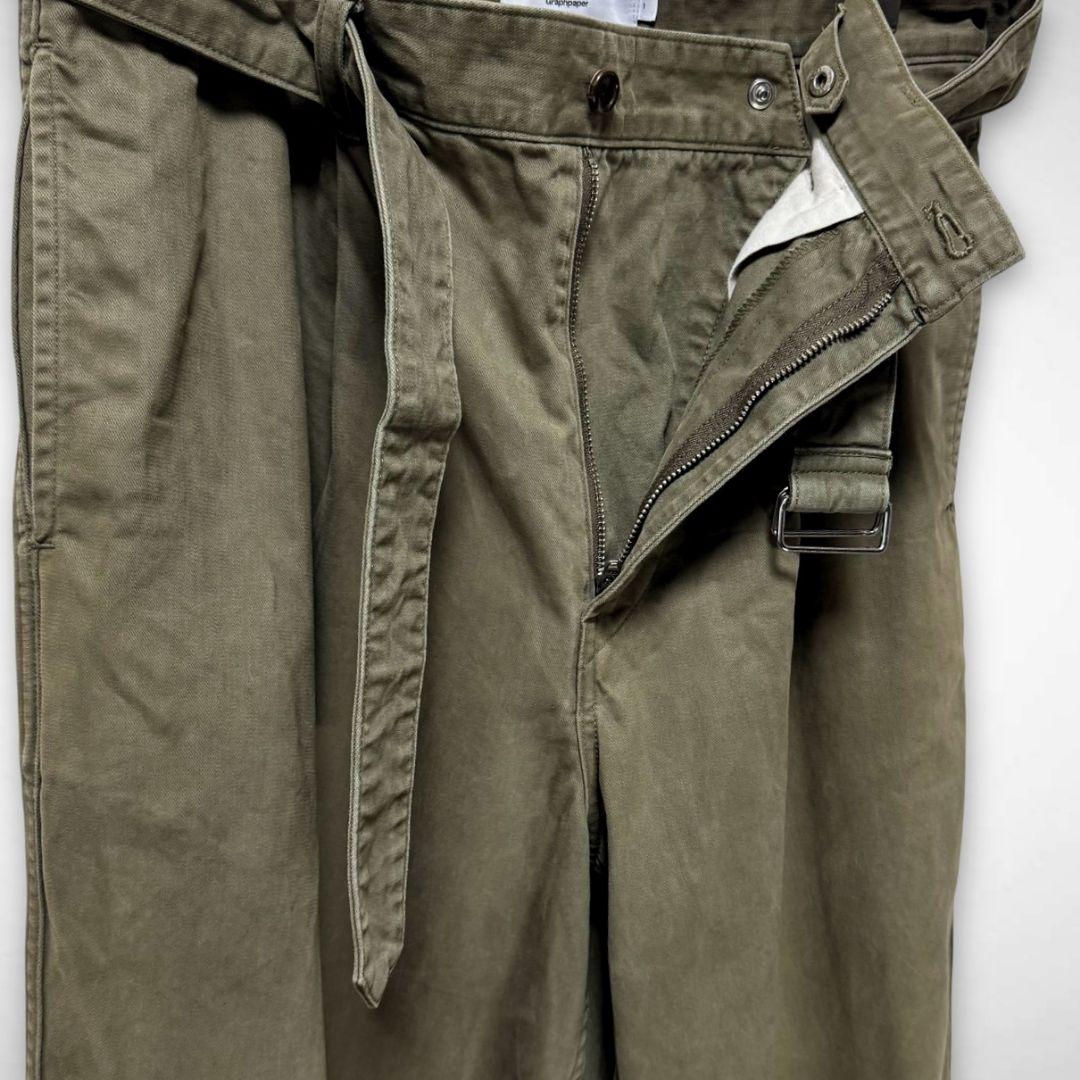 パンツ Graphpaper 19AW Military 2tuck pants