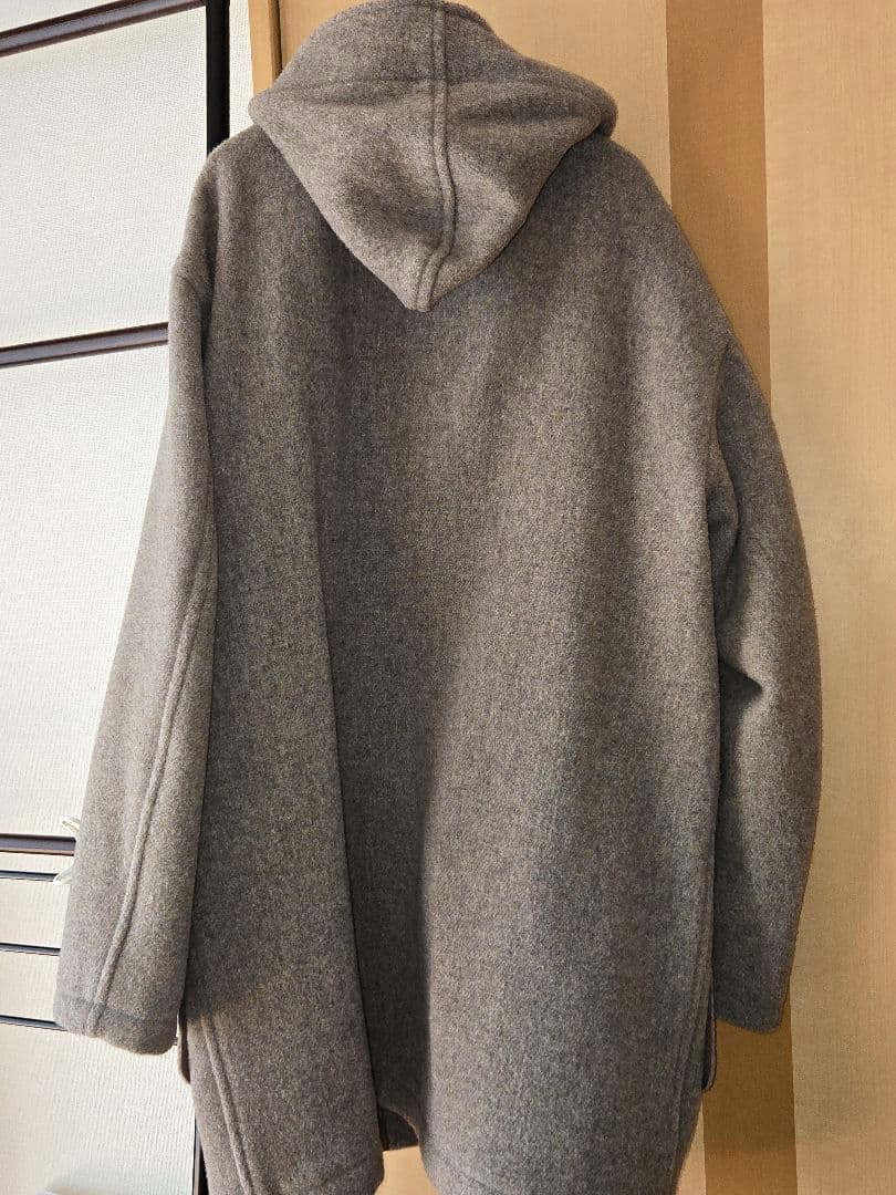 DANTON ダントン　ウールライトパイル ダッフルコート　36 ベージュ