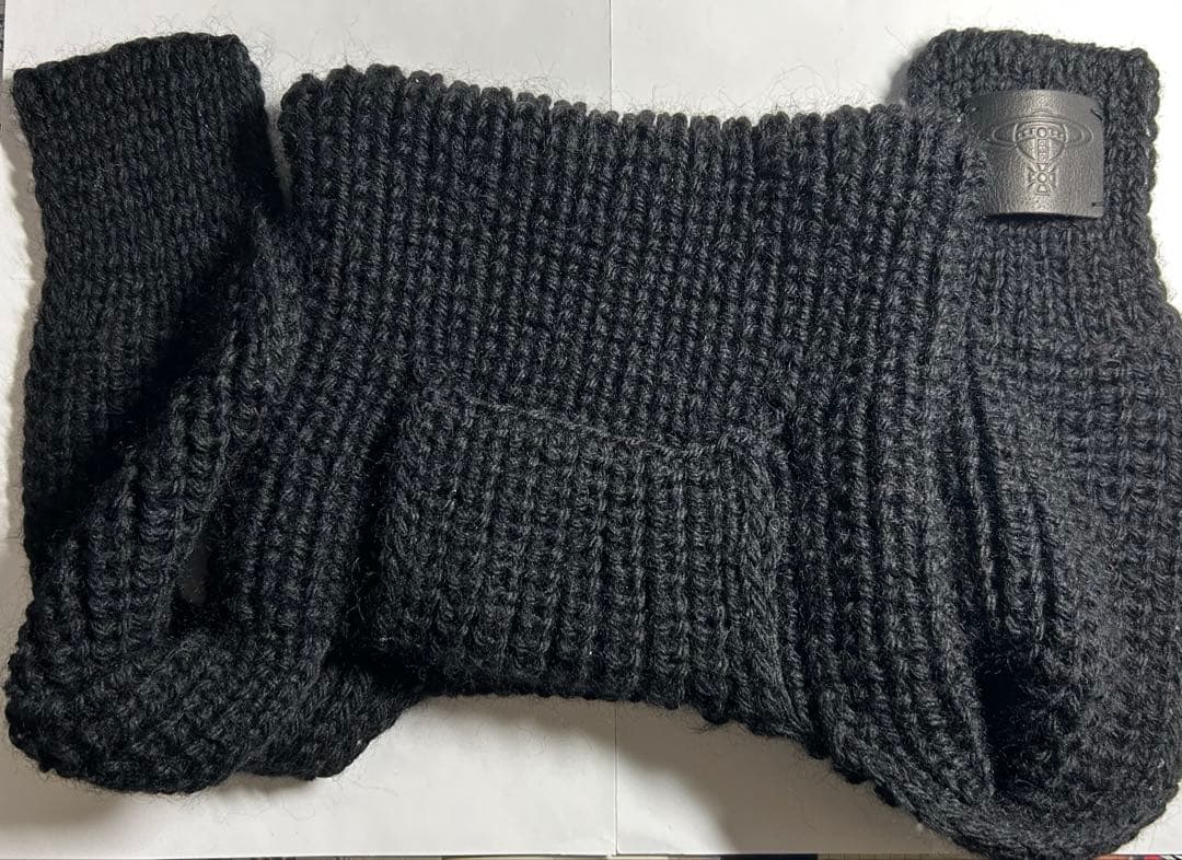 Vivienne Westwood 猫耳 ニット帽 ブラック