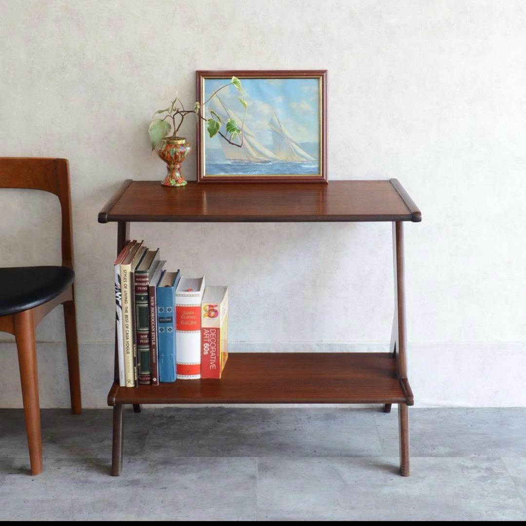 【オランダヴィンテージ】サイドテーブル チーク材