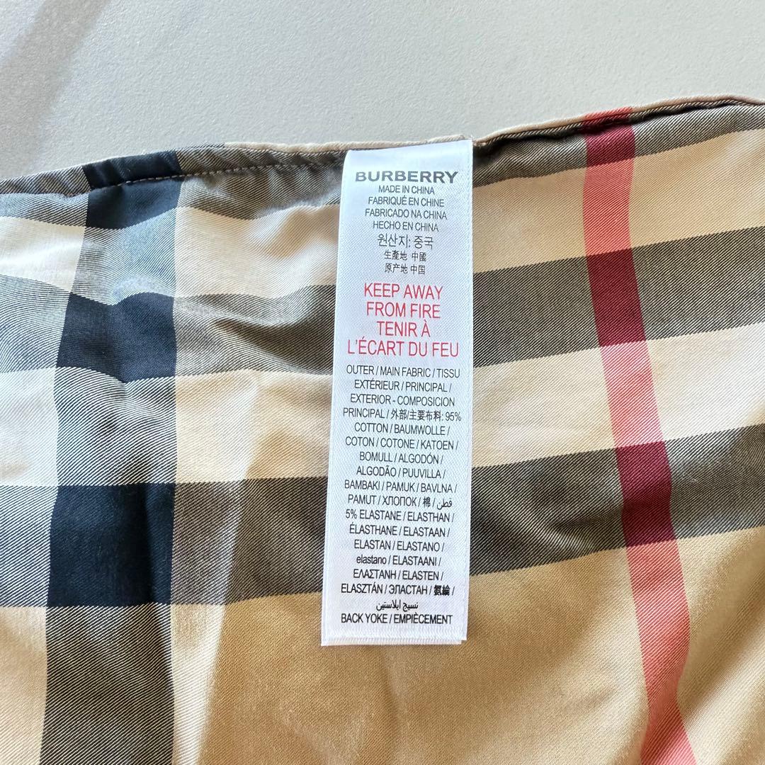 BURBERRY バーバリー ノースリーブ ワンピース 128cm チェック