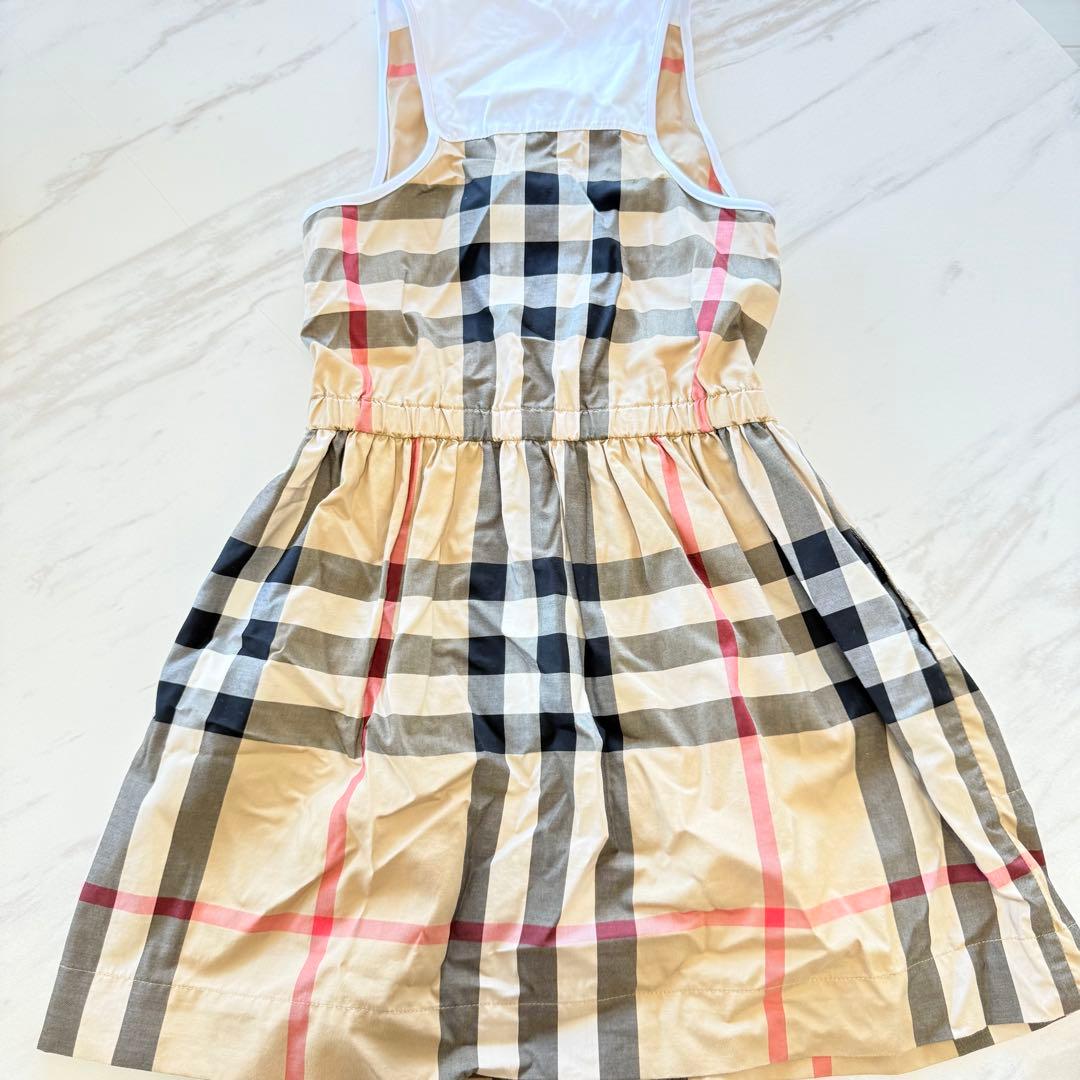 BURBERRY バーバリー ノースリーブ ワンピース 128cm チェック