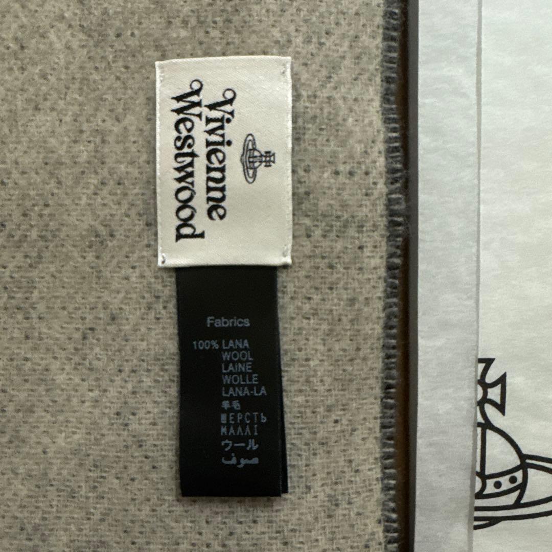 Vivienne Westwood マフラー ブラック/ホワイト