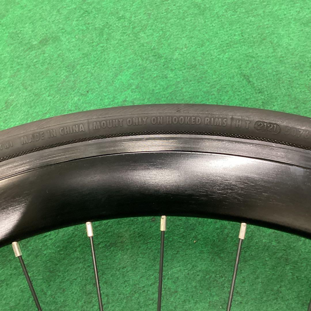 前輪 700x25C タイヤ付 前ホイール 自転車　クイックリリース