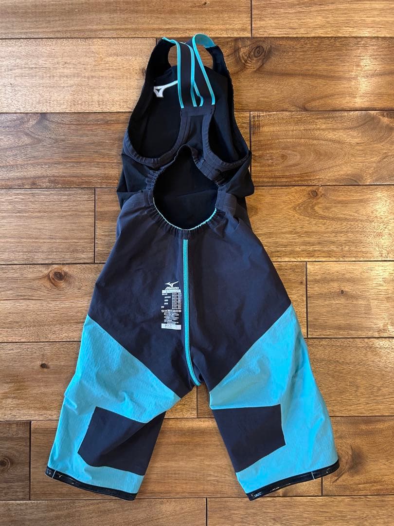 競泳ミズノ高速水着 レディースGX SONIC6 CR スポーツ用水着 黒/水色