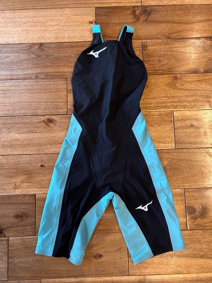 競泳ミズノ高速水着 レディースGX SONIC6 CR スポーツ用水着 黒/水色