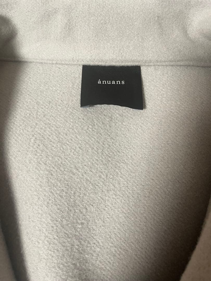 anuans アニュアンス ウールポンチョコート