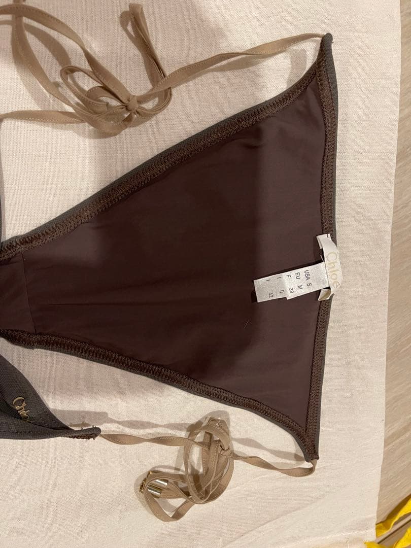 【タイムセール】CHLOE クロエ　ロゴ　ビキニ　未使用