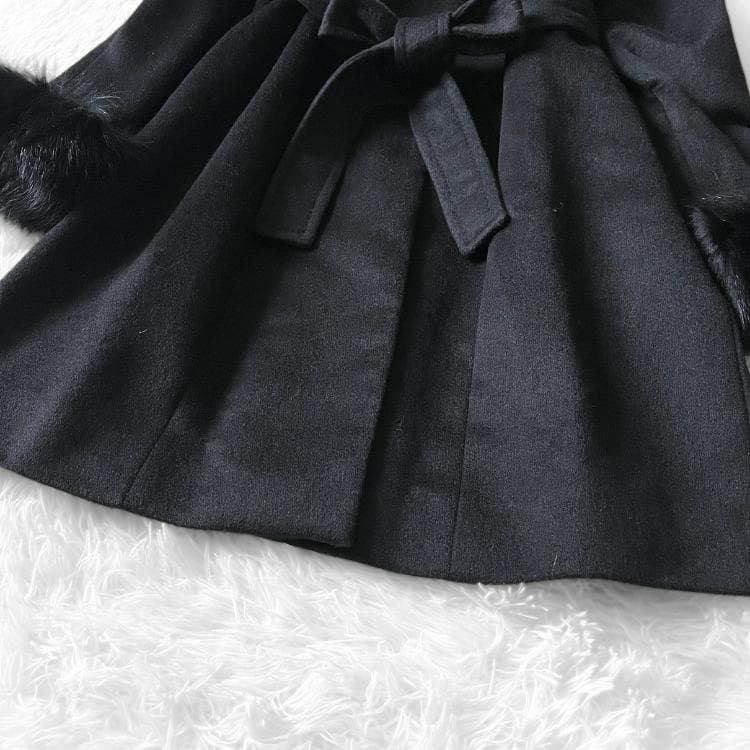 極美品 Eternallous カシミヤ100% SAGAファー ロングコート