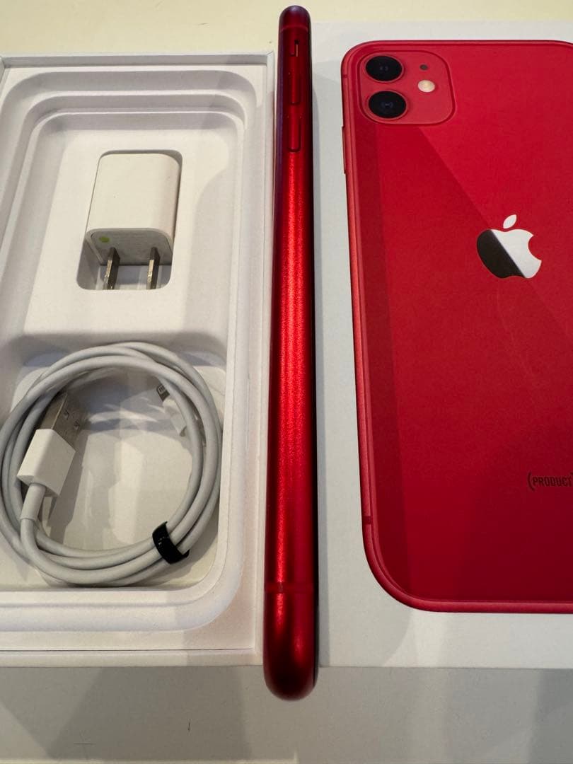 iPhone 11 64GB バッテリー100% （PROEUCT RED）