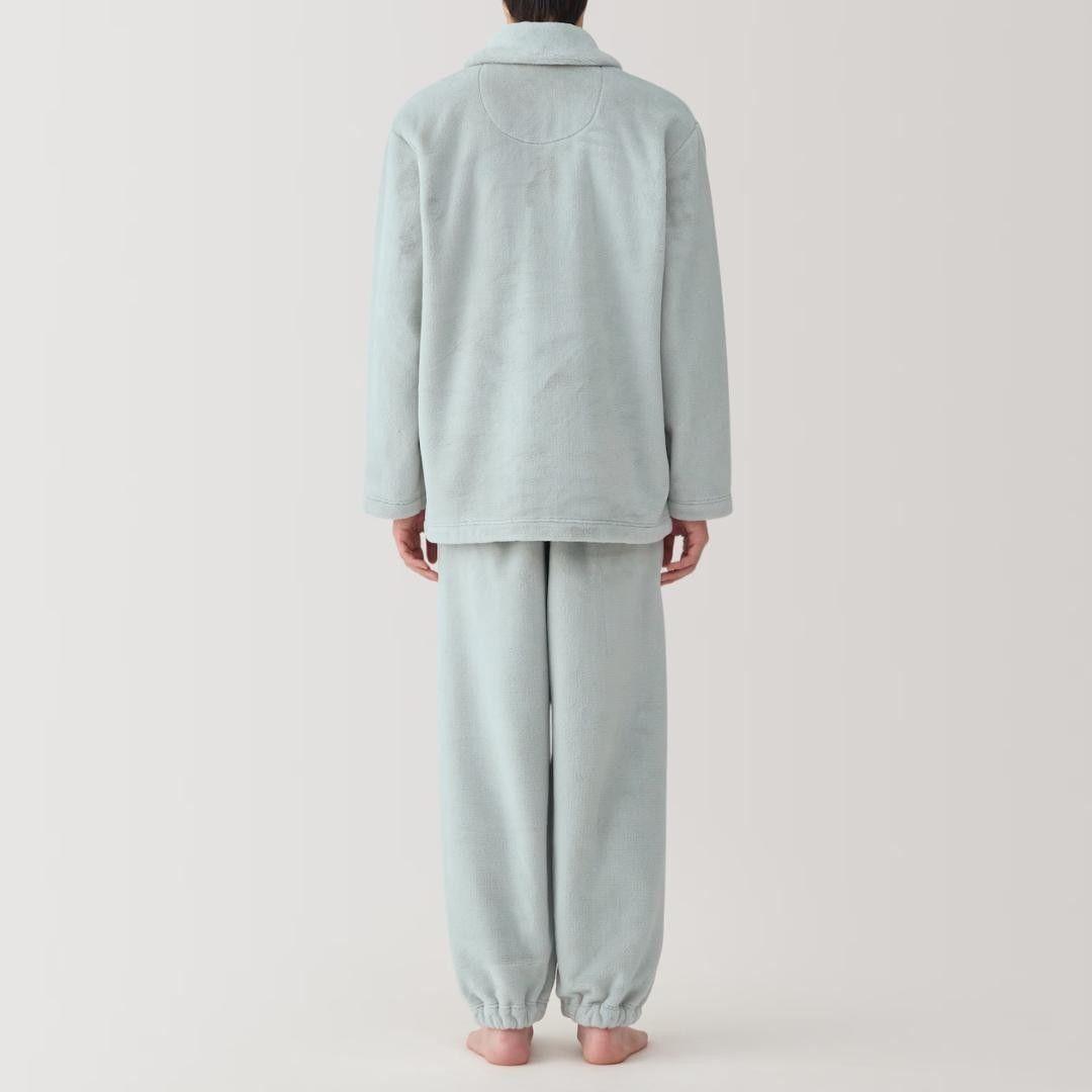 【新品】無印良品 紳士 静電気が起きにくい 着る毛布 パジャマ Mサイズ