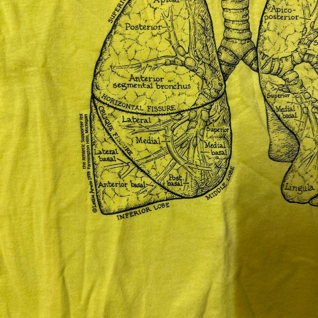 vintage 80's Leslie Arwin 人体Tシャツ