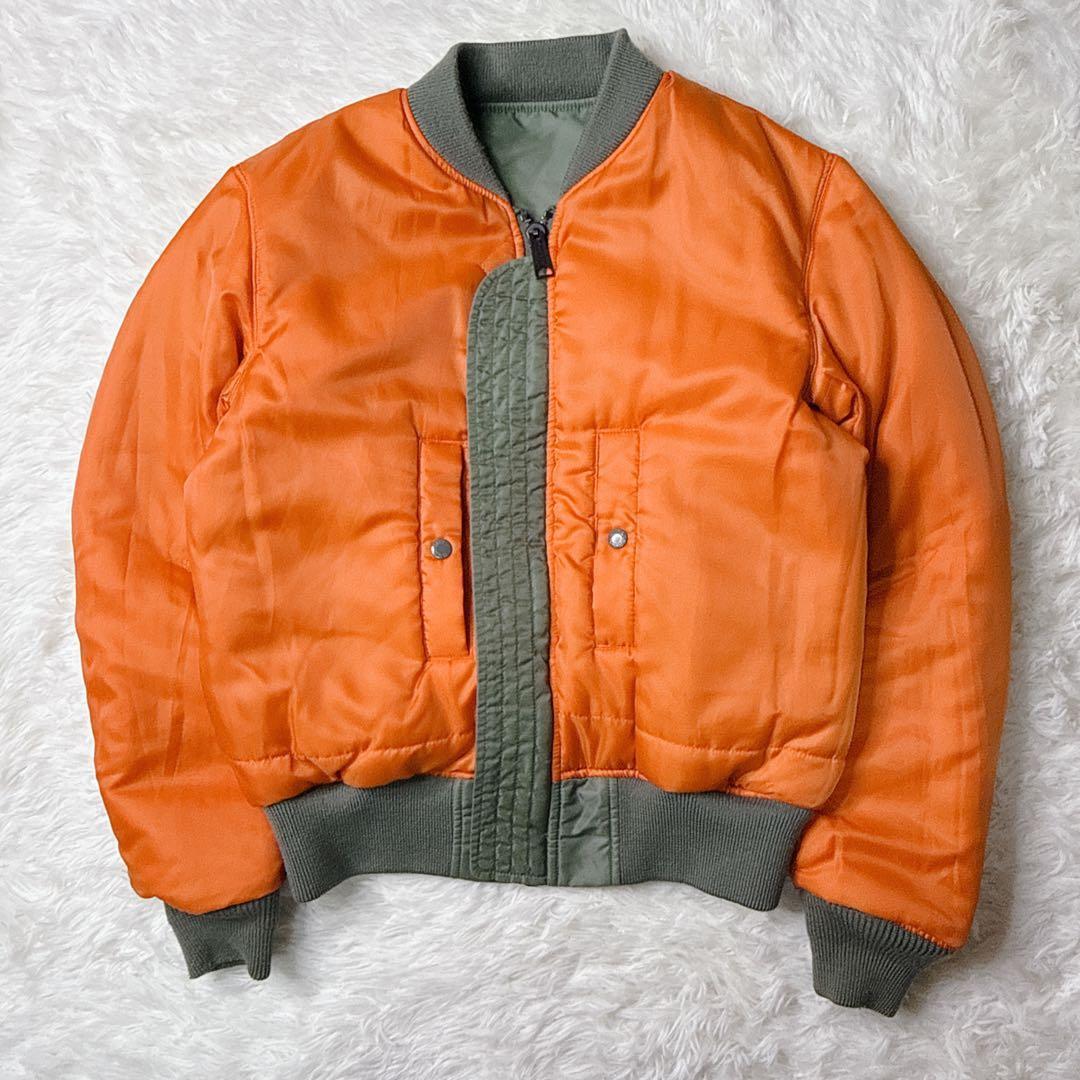 ✨美品✨ アビレックス MA-1 フライトジャケット 緑 Mサイズ　y2k 短丈