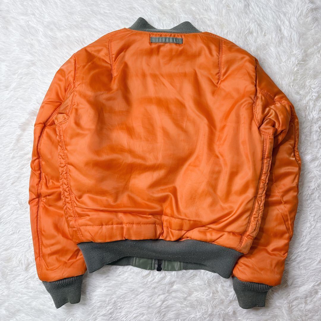 ✨美品✨ アビレックス MA-1 フライトジャケット 緑 Mサイズ　y2k 短丈