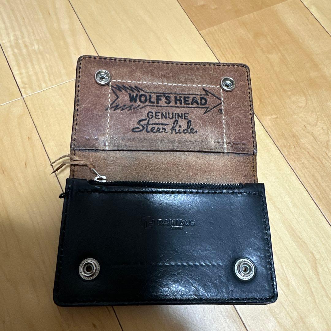 ラミダス　RAMIDUS WOLF'S HEAD WALLET ウルフズヘッド
