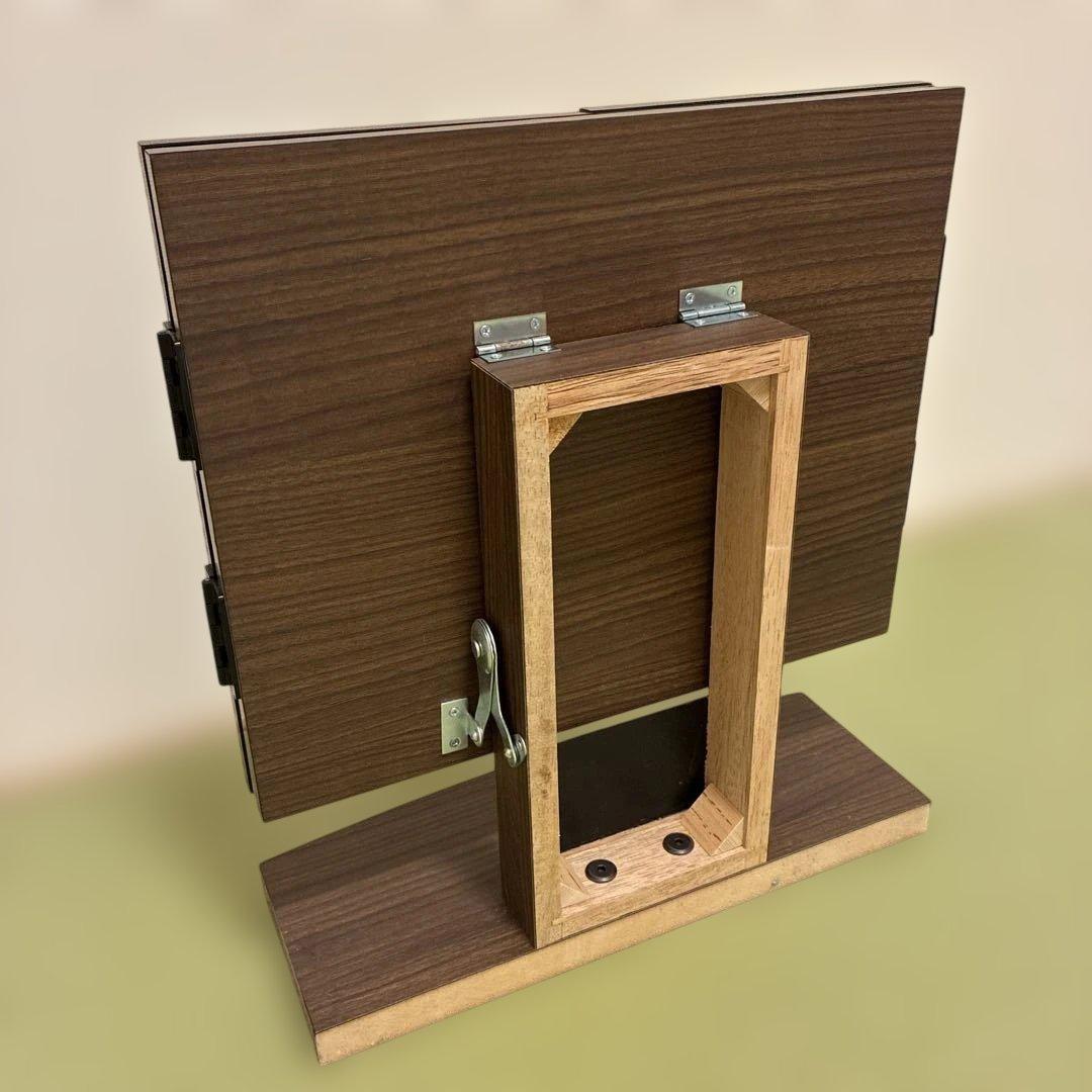 【値下げ】木製三面鏡 モダン　おしゃれ　送料込