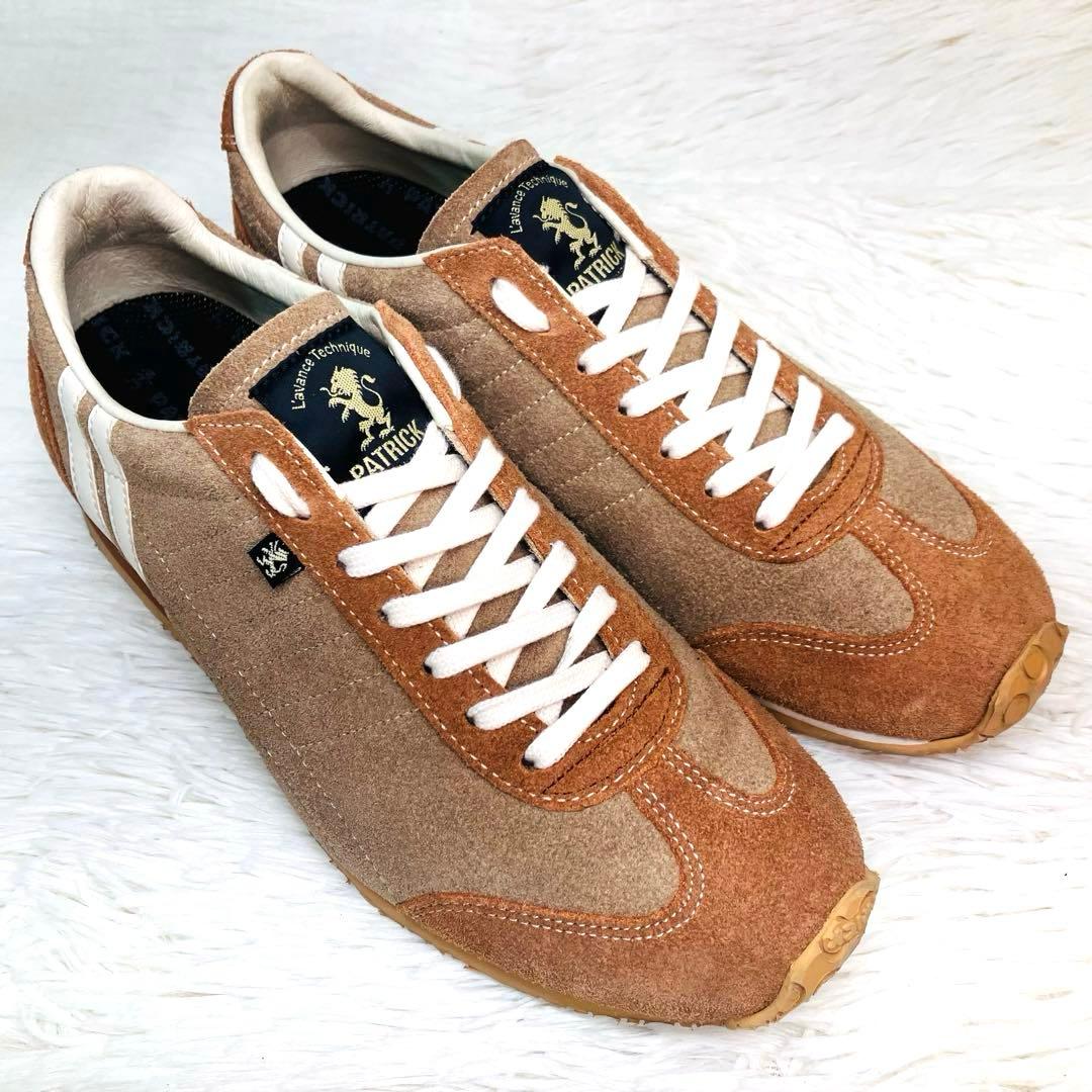 【極美品】パトリック37アイリスベロア　IRIS-VR 限定色　モカ　キャメル