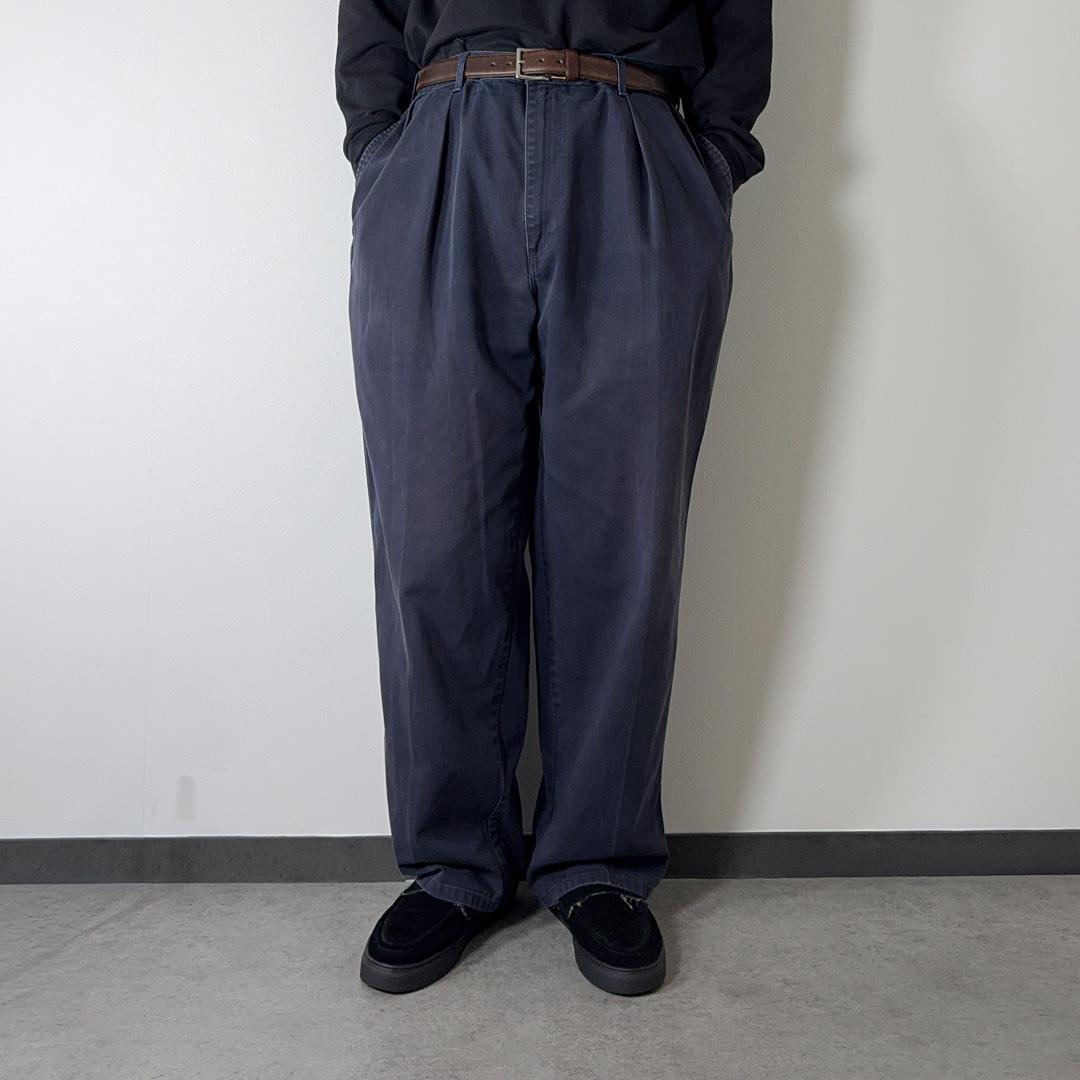 PoloRalphLauren90s初期タグUSA製ポロチノW38L30古着