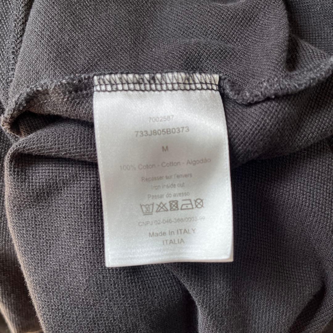 DIOR homme ディオールオム bee 蜂 刺繍 ポロシャツ 黒M