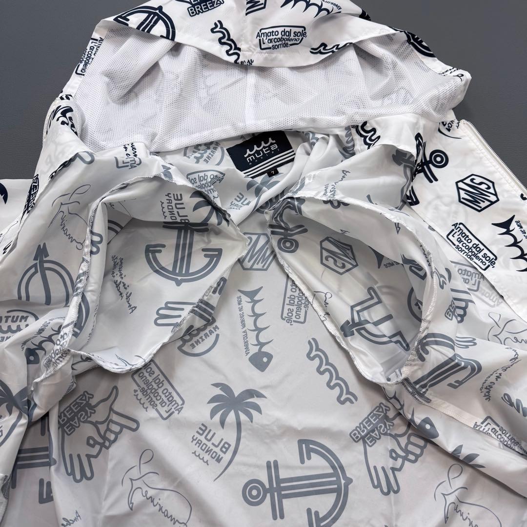 極美品✨ムータマリン ランダムロゴ ジップパーカー セットアップ XL