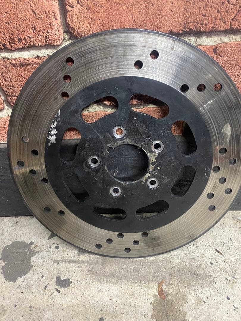 ハーレーダビットソン　エボ　21インチ スチールスポークホイール・タイヤ