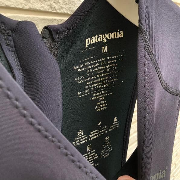 パタゴニア ロングジョンウェットスーツ ブラック メンズ M