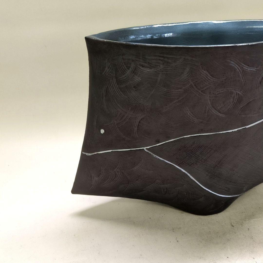 清水焼　三余作　池坊好み　池坊花器