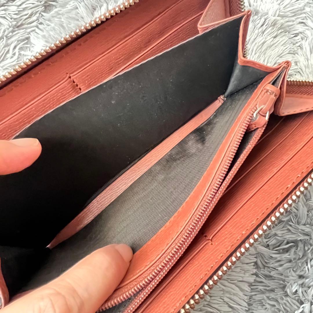 良品✨GUCCI ラウンドファスナー　インターロッキング　レザー　長財布