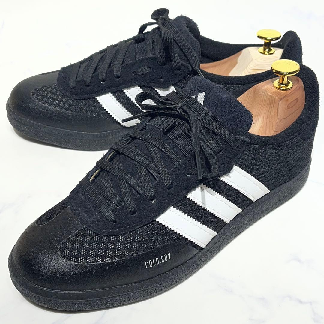 極美品☆アディダス／ベロサンバ サイクリングシューズ 26cm オールブラック