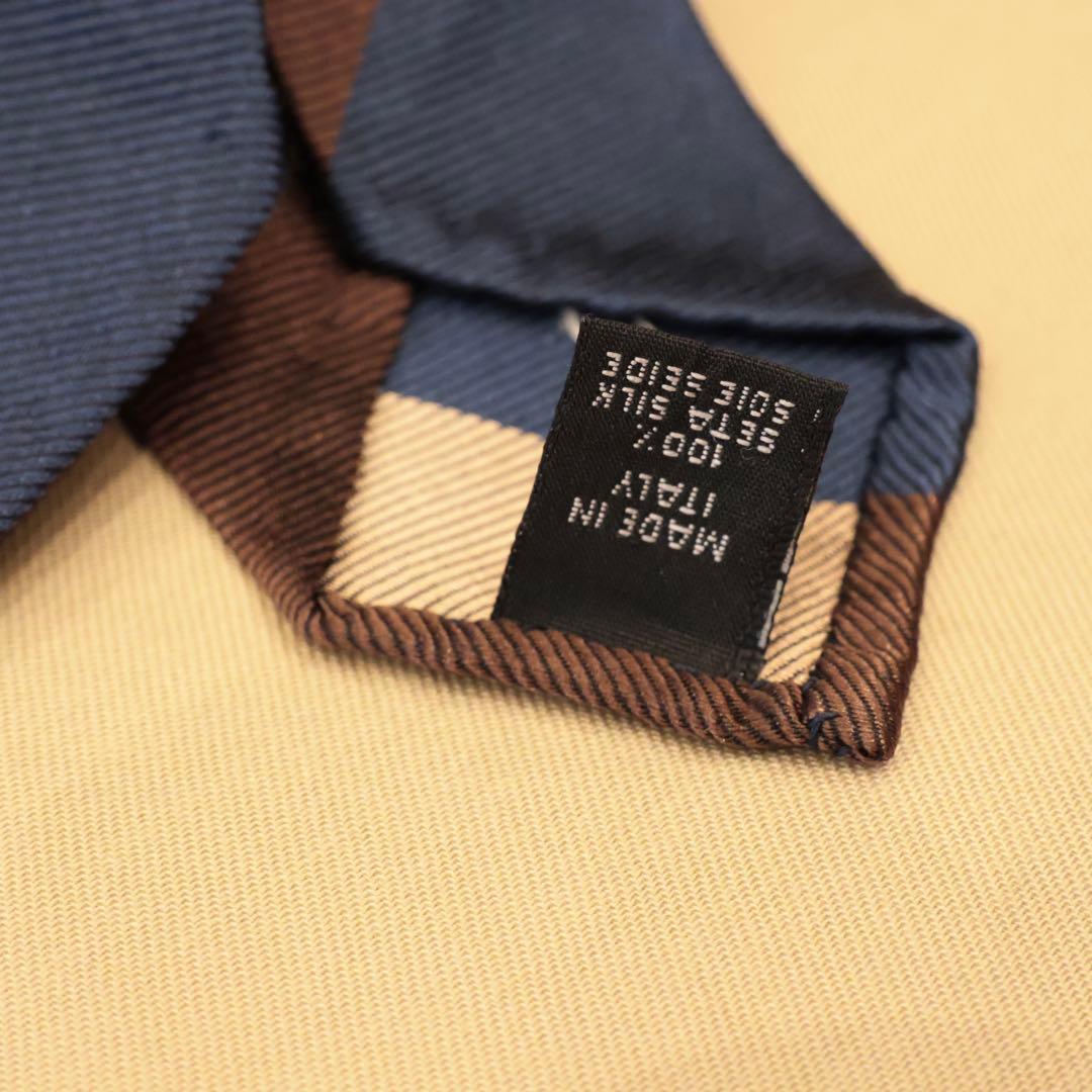 Bryceland's Tie seven fold NAVY✖️BROWN