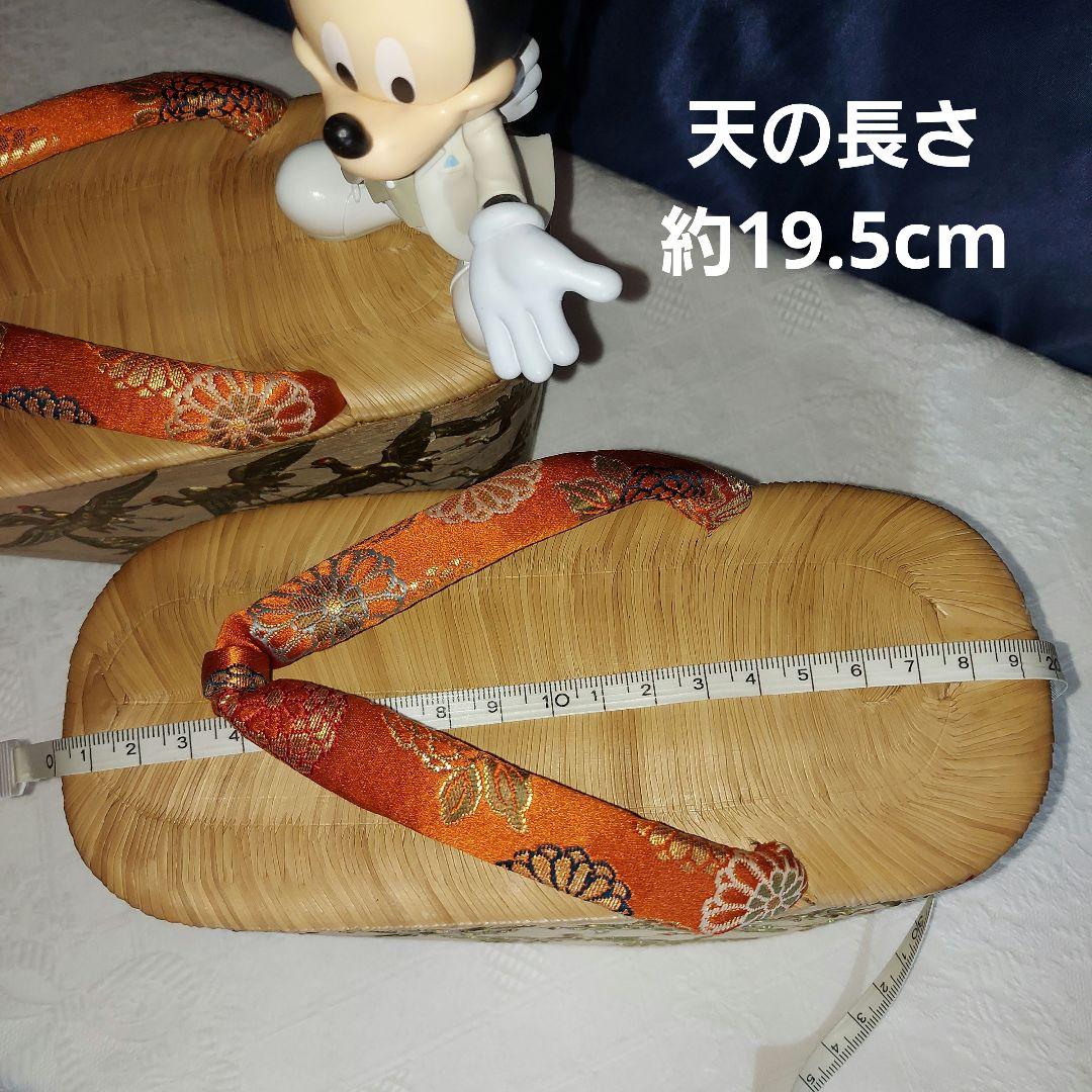 ぽっくり 千羽鶴 19.5cm七五三、お正月、写真撮影