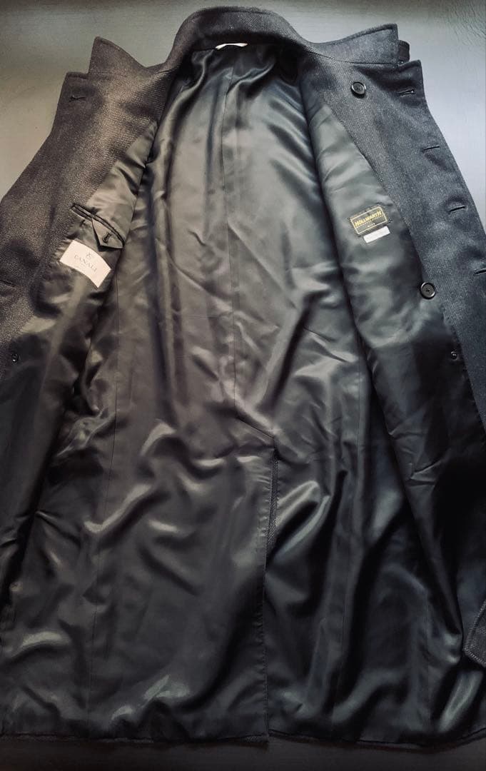 名門CANALI ×ウィーンの名店別注品　希少な貴族コート&ジャケットセット