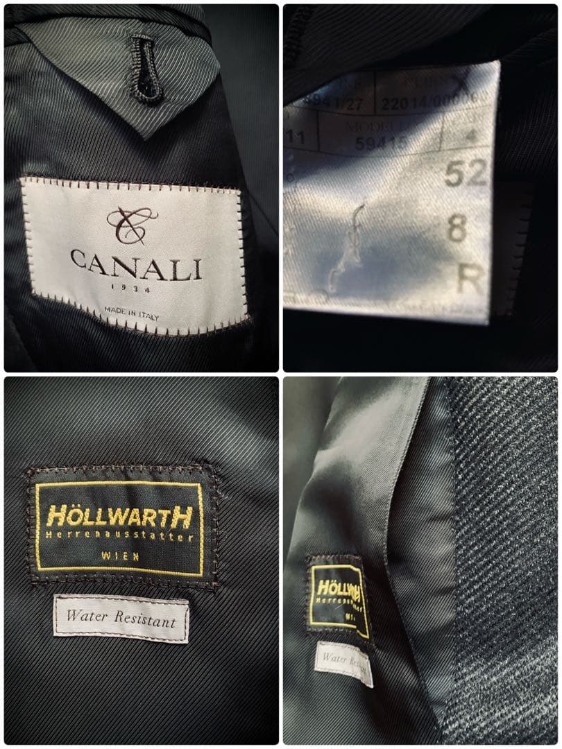 名門CANALI ×ウィーンの名店別注品　希少な貴族コート&ジャケットセット