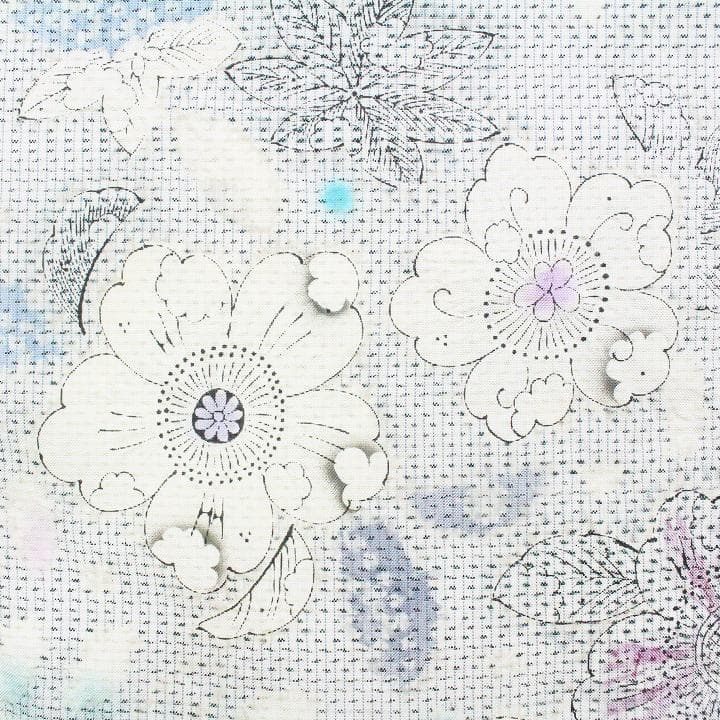 手絞り染の【辻が花】　入学園式・ご結婚式にも　【本場白大島紬】の訪問着です