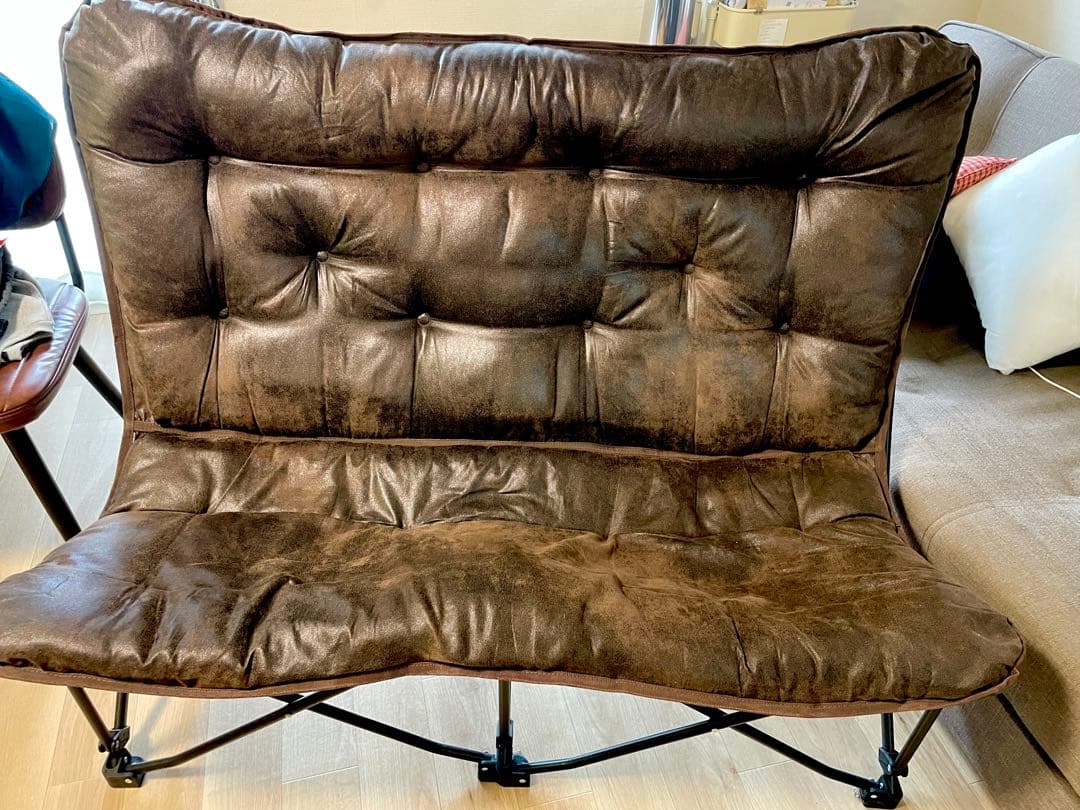 ニトリ アウトドアチェア 2人用 洗える＆はっ水