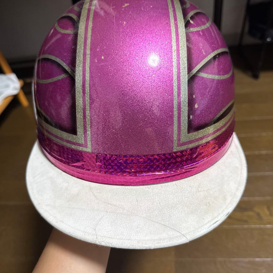 カスタム　コルク半　ピンクラメ塗装　ファイヤーパターン