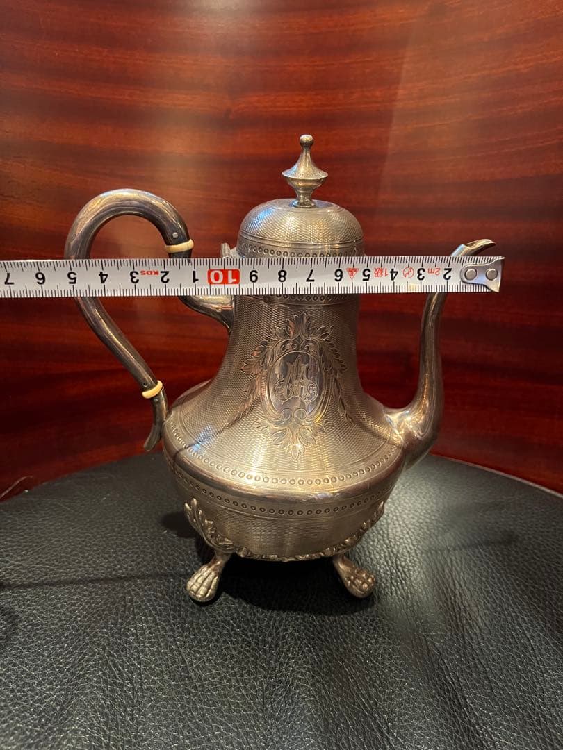 スターリングシルバー純銀製950 ポット　フランス　アンティーク　カトラリー