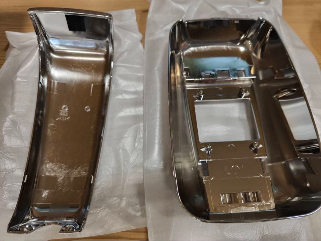 キャンター 純正 メッキ ミラーカバー 左右 新品【未使用】