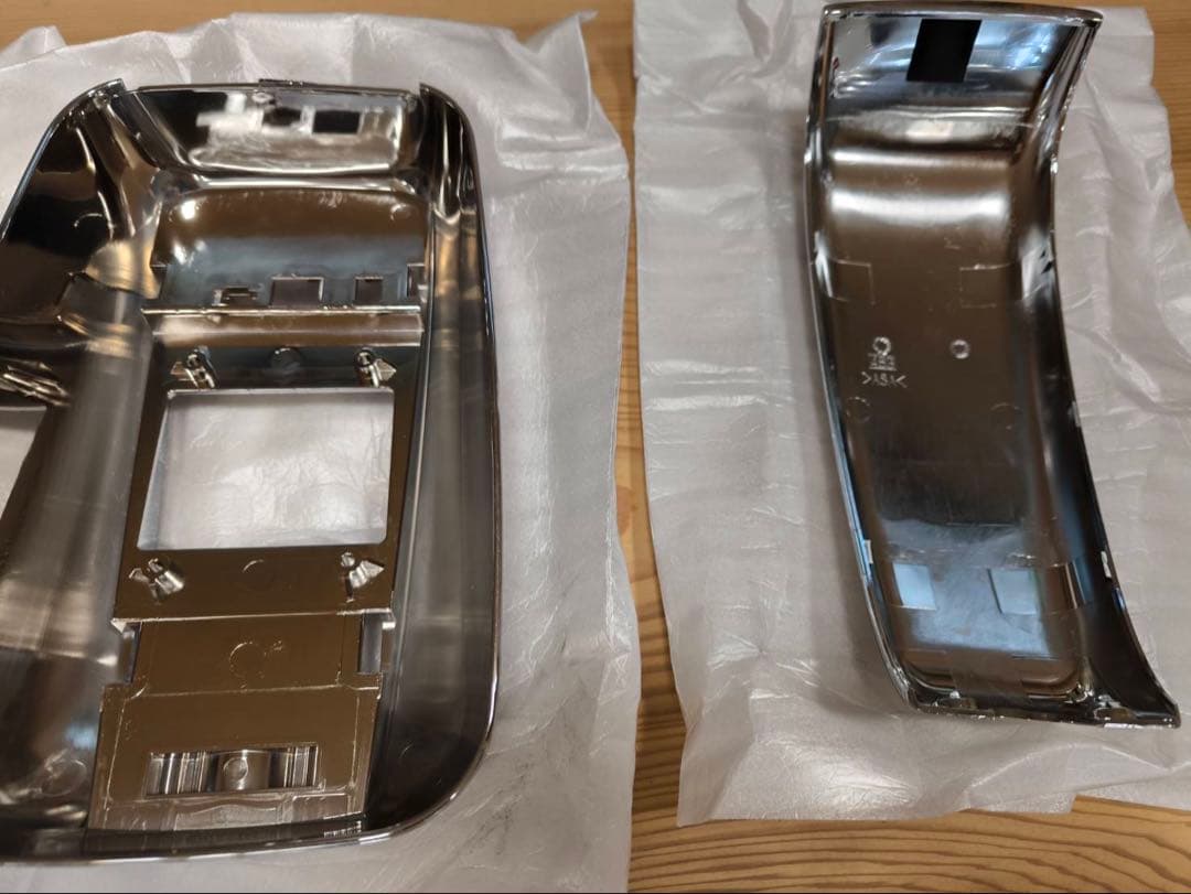 キャンター 純正 メッキ ミラーカバー 左右 新品【未使用】