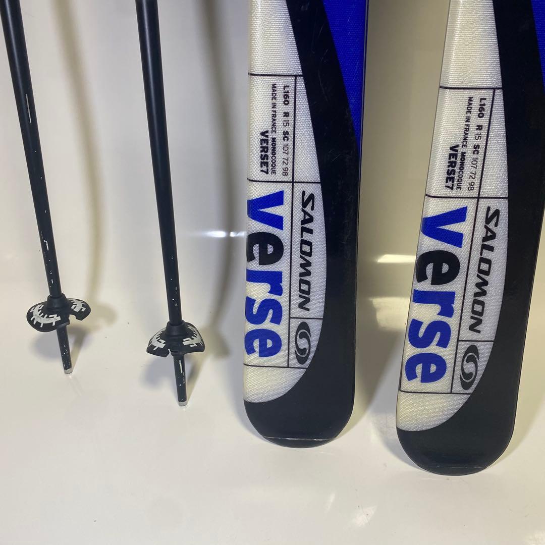 送料無料✨SALOMON VERSE7 160cm 3点セット ケース　ストック