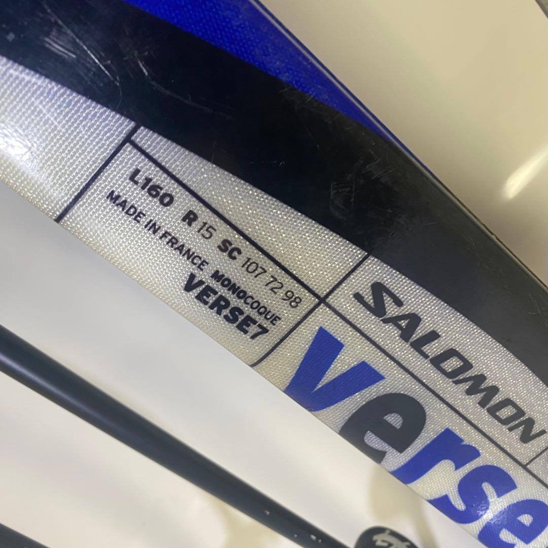 送料無料✨SALOMON VERSE7 160cm 3点セット ケース　ストック