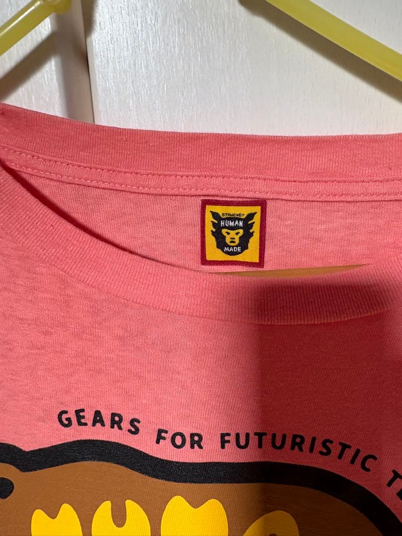 HUMAN MADE 長袖カットソー ピンク