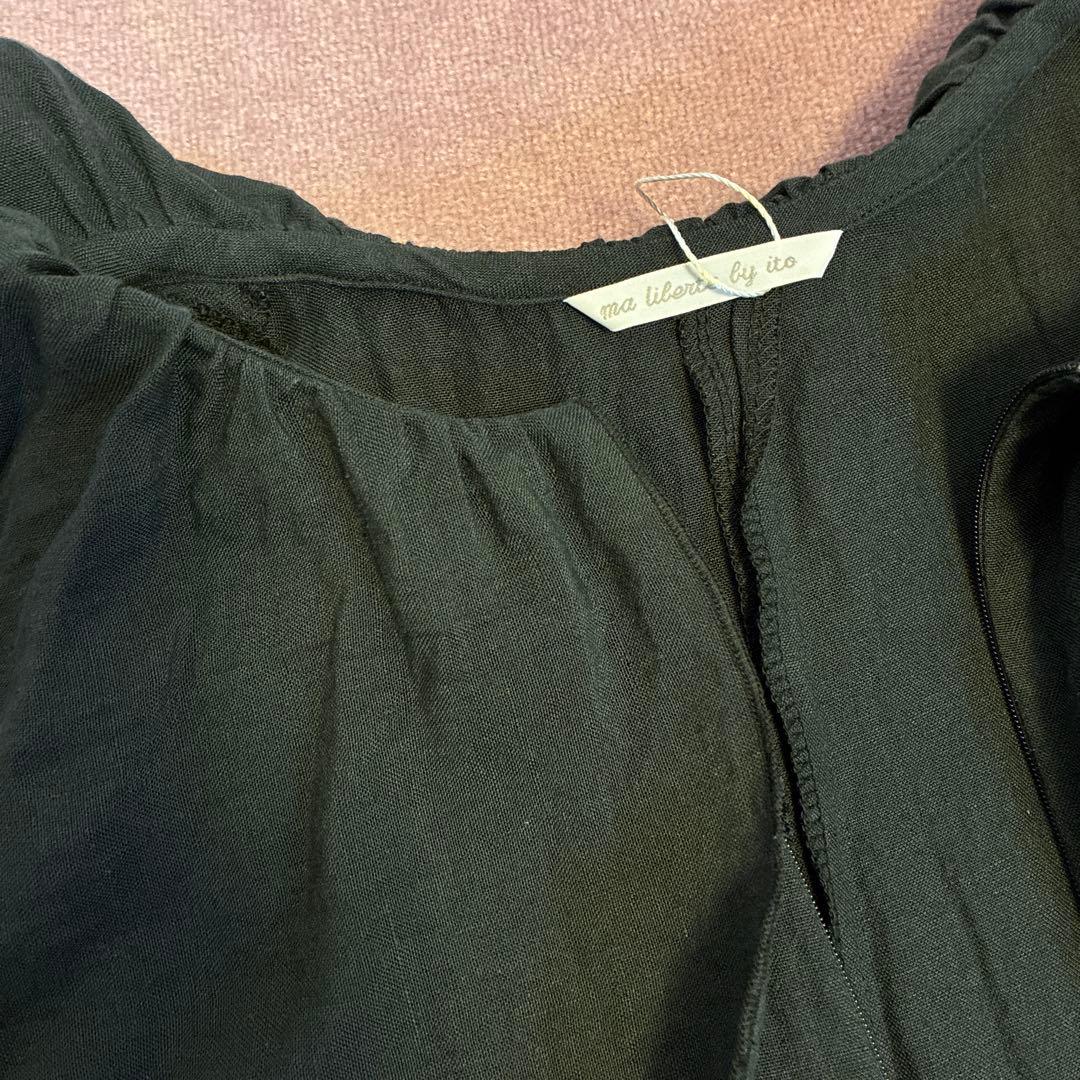 最終値下げ！ito fukuoka フレアカラーオールインワン（ブラック）